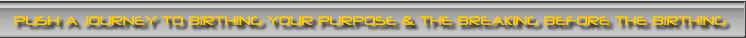 PUSH A JOURNEY TO BIRTHING YOUR PURPOSE